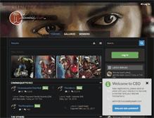 Tablet Screenshot of chocolatebydeath.com